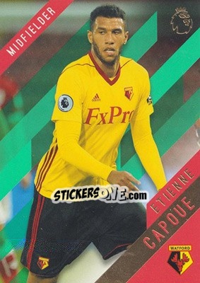 Sticker Etienne Capoue - Premier Gold 2017-2018 n. 134g - Topps