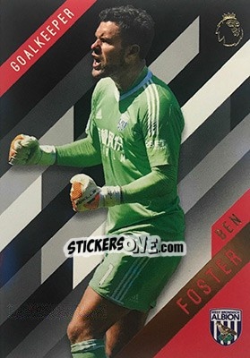 Sticker Ben Foster - Premier Gold 2017-2018 - Topps