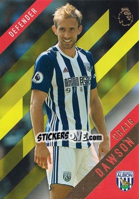 Sticker Craig Dawson - Premier Gold 2017-2018 n. 138y - Topps
