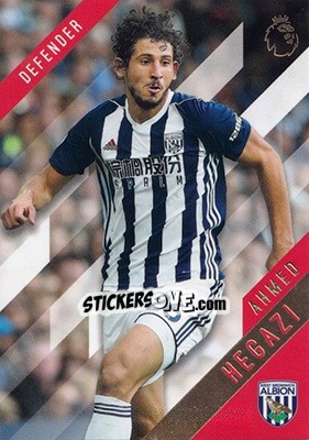Sticker Ahmed Hegazi - Premier Gold 2017-2018 n. 139 - Topps