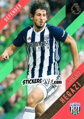 Sticker Ahmed Hegazi - Premier Gold 2017-2018 n. 139g - Topps
