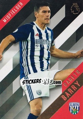 Sticker Gareth Barry - Premier Gold 2017-2018 n. 140 - Topps