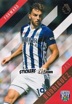Sticker Jay Rodriguez - Premier Gold 2017-2018 n. 143 - Topps