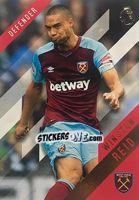 Sticker Winston Reid - Premier Gold 2017-2018 n. 145 - Topps