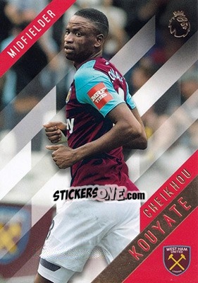 Sticker Cheikhou Kouyate - Premier Gold 2017-2018 n. 147 - Topps
