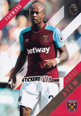 Figurina Andre Ayew - Premier Gold 2017-2018 - Topps
