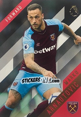 Sticker Marko Arnautovic - Premier Gold 2017-2018 n. 149 - Topps