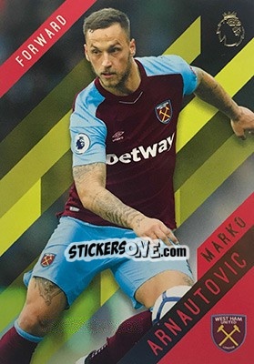 Sticker Marko Arnautovic - Premier Gold 2017-2018 n. 149y - Topps