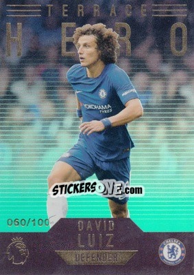Sticker David Luiz - Premier Gold 2017-2018 - Topps