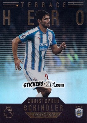 Sticker Christopher Schindler - Premier Gold 2017-2018 - Topps