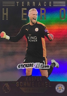 Sticker Kasper Schmeichel - Premier Gold 2017-2018 n. 159 - Topps
