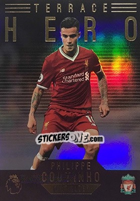 Sticker Philippe Coutinho - Premier Gold 2017-2018 - Topps