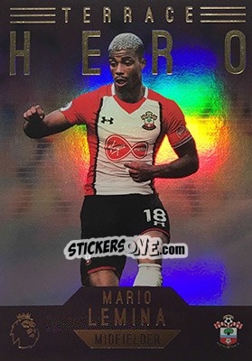 Sticker Mario Lemina - Premier Gold 2017-2018 n. 164 - Topps