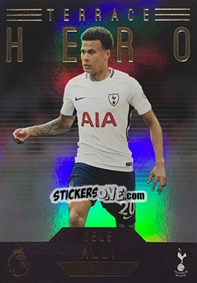 Sticker Dele Alli - Premier Gold 2017-2018 n. 167 - Topps