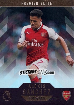 Sticker Alexis Sanchez - Premier Gold 2017-2018 n. 171 - Topps