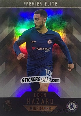 Sticker Eden Hazard - Premier Gold 2017-2018 n. 172 - Topps