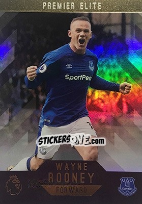 Sticker Wayne Rooney - Premier Gold 2017-2018 n. 173 - Topps