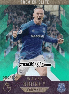 Sticker Wayne Rooney - Premier Gold 2017-2018 n. 173g - Topps