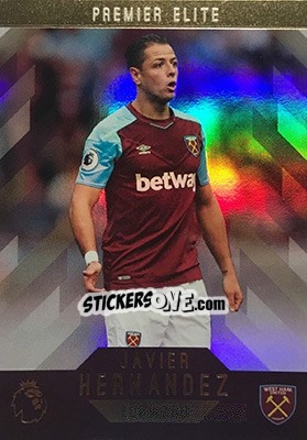 Sticker Javier Hernandez - Premier Gold 2017-2018 n. 180 - Topps
