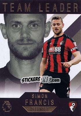 Sticker Simon Francis - Premier Gold 2017-2018 n. 181 - Topps