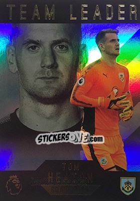 Sticker Tom Heaton - Premier Gold 2017-2018 n. 184 - Topps