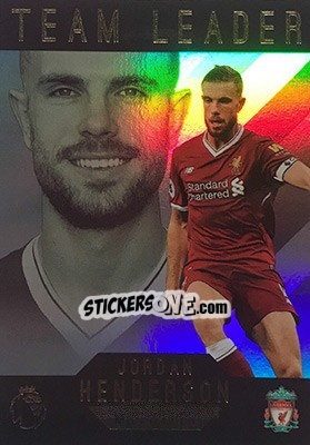 Sticker Jordan Henderson - Premier Gold 2017-2018 n. 190 - Topps