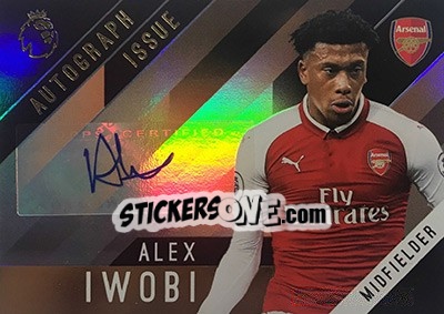 Sticker Alex Iwobi - Premier Gold 2017-2018 n. A-AI - Topps