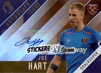 Sticker Joe Hart - Premier Gold 2017-2018 n. A-JH - Topps