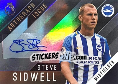Sticker Steve Sidwell - Premier Gold 2017-2018 n. A-SS - Topps
