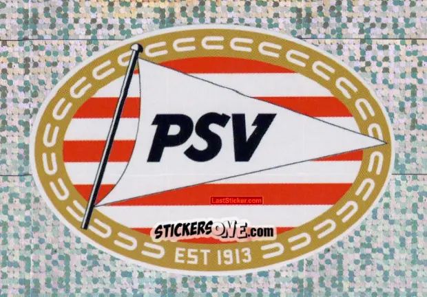 Sticker Logo PSV - PSV Droomalbum 2017-2018 n. 1 - Panini