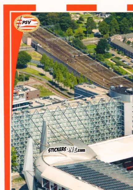 Sticker Philips Stadion (puzzle 1) - PSV Droomalbum 2017-2018 n. 6 - Panini