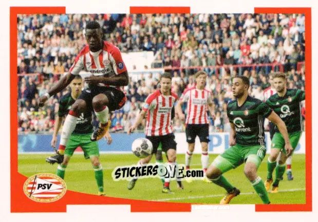 Sticker Nicolas Isimat-Mirin - PSV Droomalbum 2017-2018 n. 36 - Panini