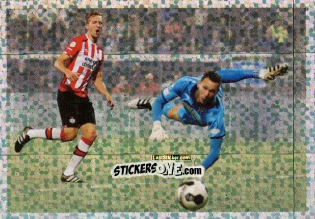 Sticker Luuk de Jong - PSV Droomalbum 2017-2018 n. 80 - Panini