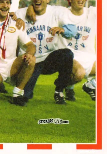 Sticker 1988 de Europa Cup I finale (puzzle 6) - PSV Droomalbum 2017-2018 n. 117 - Panini