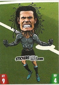 Sticker Edinson Cavani - Gooolmania 2018 n. 10 - Select