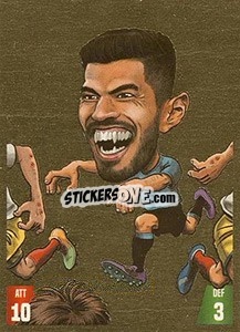 Sticker Luis Suárez - Gooolmania 2018 - Select