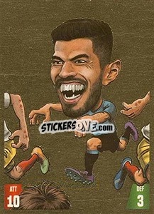 Sticker Luis Suárez - Gooolmania 2018 n. 11g - Select
