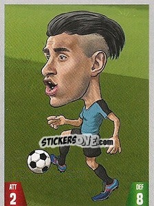 Sticker José Giménez - Gooolmania 2018 n. 14 - Select