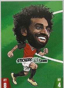 Sticker Mohamed Salah - Gooolmania 2018 n. 21 - Select