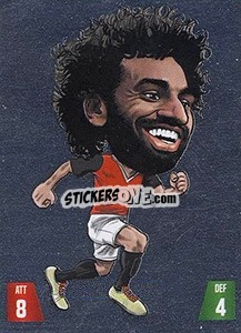 Sticker Mohamed Salah - Gooolmania 2018 n. 21s - Select