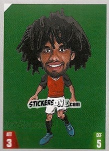 Sticker Mohamed Elneny - Gooolmania 2018 n. 23 - Select