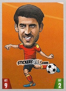 Sticker Alvaro Morata - Gooolmania 2018 n. 34 - Select