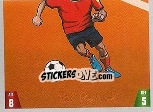 Sticker Isco (puzzle 2) - Gooolmania 2018 n. 39 - Select