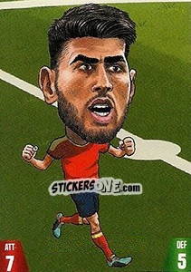 Sticker Marco Asensio - Gooolmania 2018 n. 44 - Select