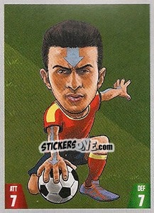 Sticker Thiago Alcantara - Gooolmania 2018 n. 45 - Select