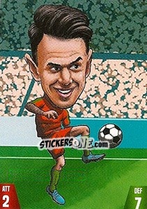Sticker José Fonte - Gooolmania 2018 n. 53 - Select