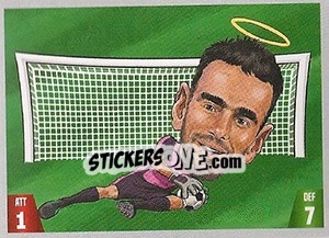 Sticker Rui Patrício - Gooolmania 2018 n. 54 - Select