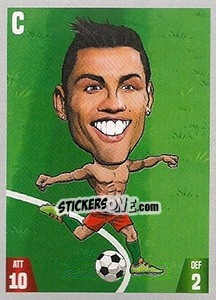 Sticker Cristiano Ronaldo - Gooolmania 2018 n. 60 - Select