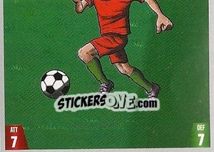 Sticker Bernardo Silva (puzzle 2) - Gooolmania 2018 - Select