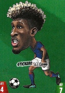Sticker Kingsley Coman - Gooolmania 2018 n. 75 - Select